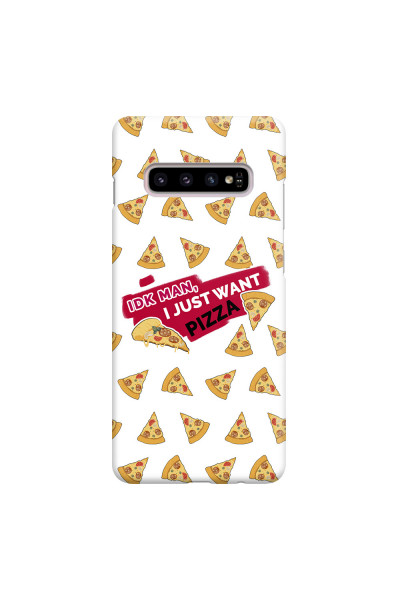 SAMSUNG - Galaxy S10 Plus - 3D Snap Case - Want Pizza Men Phone Case