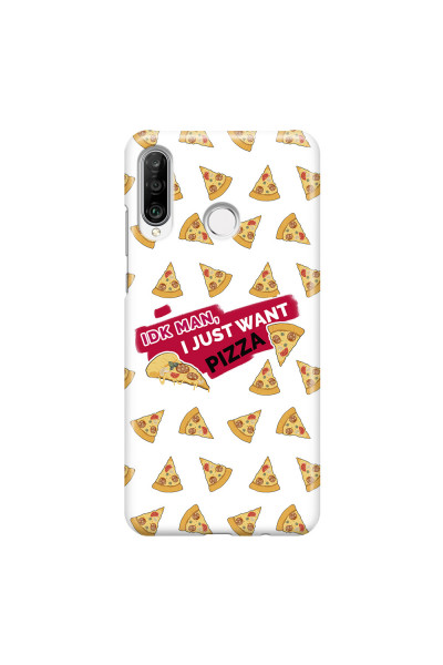 HUAWEI - P30 Lite - 3D Snap Case - Want Pizza Men Phone Case