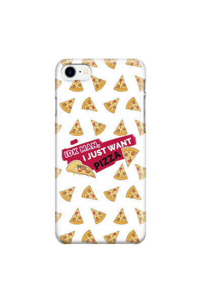 APPLE - iPhone 7 - 3D Snap Case - Want Pizza Men Phone Case