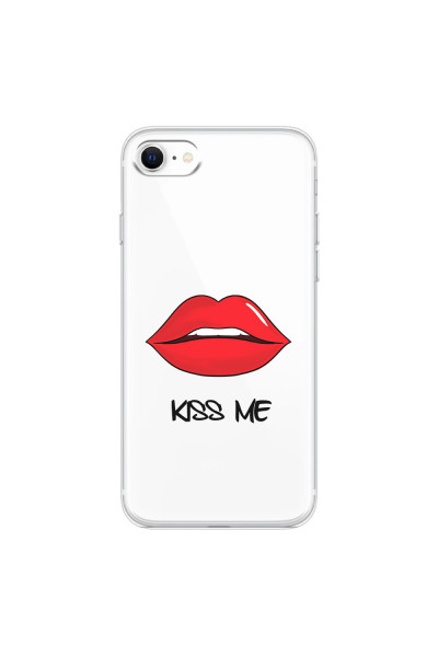 APPLE - iPhone SE 2020 - Soft Clear Case - Kiss Me