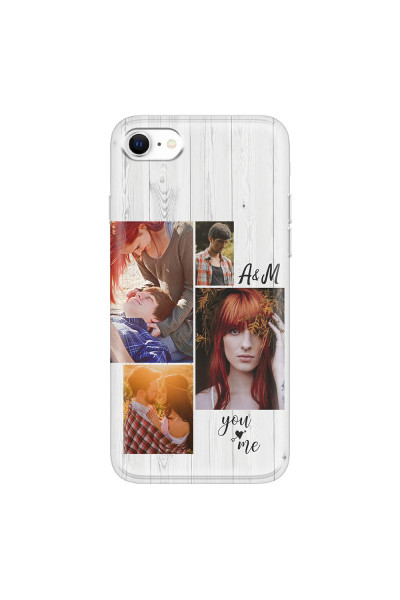 APPLE - iPhone SE 2020 - Soft Clear Case - Love Arrow Memories
