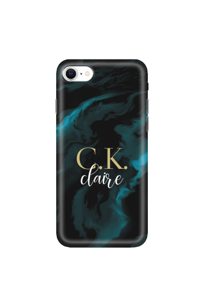 APPLE - iPhone SE 2020 - Soft Clear Case - Streamflow Dark Elegance
