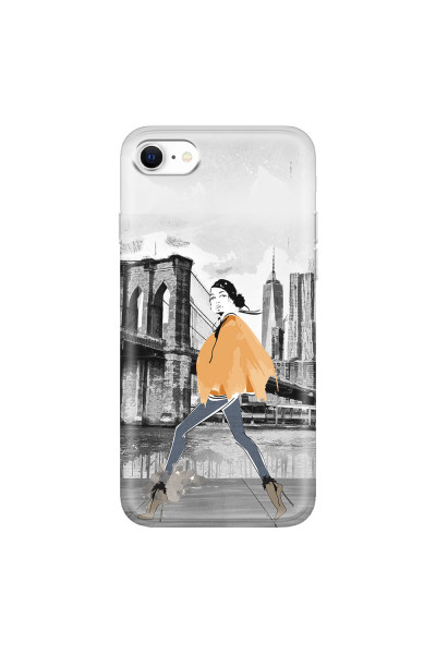 APPLE - iPhone SE 2020 - Soft Clear Case - The New York Walk