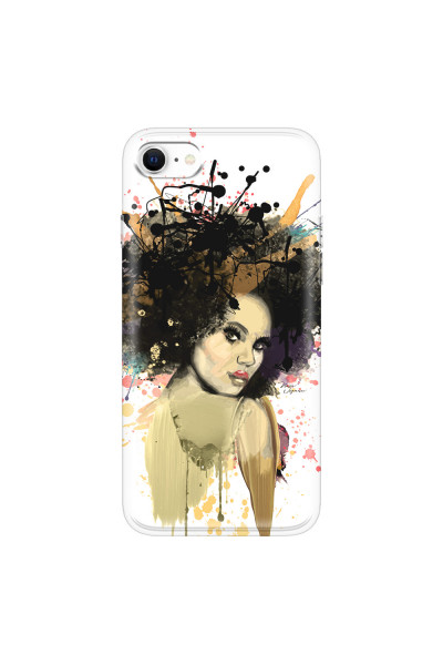 APPLE - iPhone SE 2020 - Soft Clear Case - We love Afro
