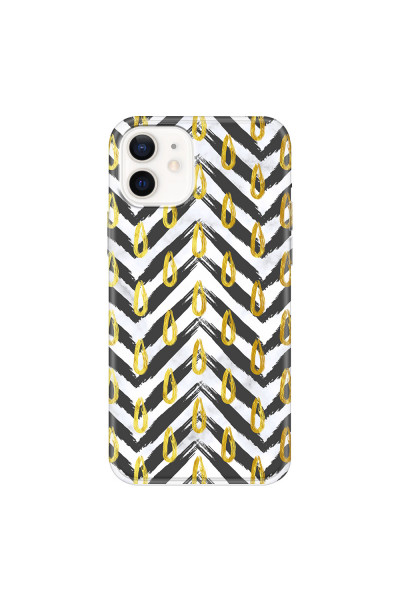 APPLE - iPhone 12 Mini - Soft Clear Case - Exotic Waves