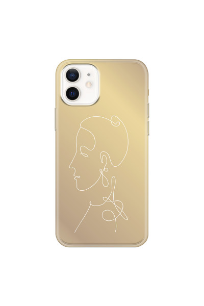 APPLE - iPhone 12 Mini - Soft Clear Case - Golden Lady