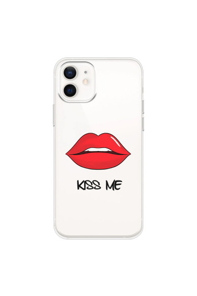 APPLE - iPhone 12 Mini - Soft Clear Case - Kiss Me