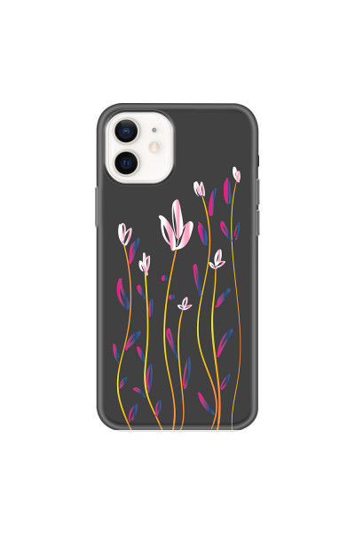 APPLE - iPhone 12 Mini - Soft Clear Case - Pink Tulips