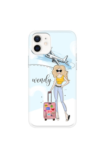 APPLE - iPhone 12 Mini - Soft Clear Case - Travelers Duo Blonde