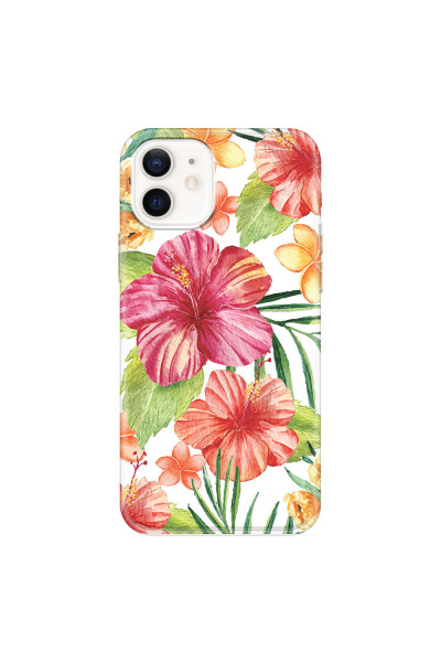 APPLE - iPhone 12 Mini - Soft Clear Case - Tropical Vibes