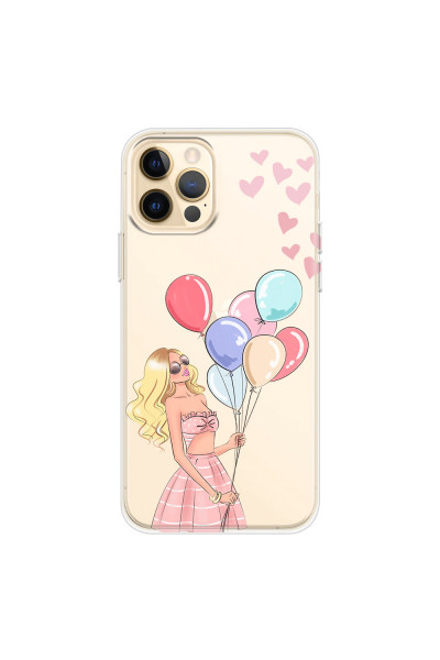 APPLE - iPhone 12 Pro - Soft Clear Case - Balloon Party