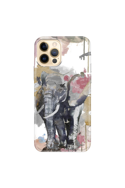 APPLE - iPhone 12 Pro - Soft Clear Case - Elephant