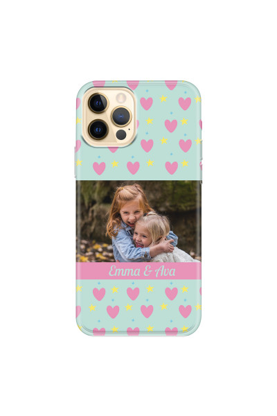 APPLE - iPhone 12 Pro - Soft Clear Case - Heart Shaped Photo