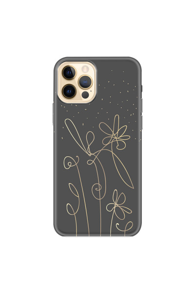 APPLE - iPhone 12 Pro - Soft Clear Case - Midnight Flowers