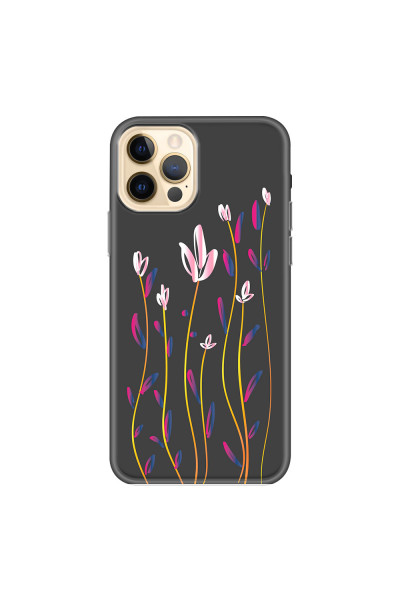APPLE - iPhone 12 Pro - Soft Clear Case - Pink Tulips