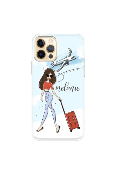 APPLE - iPhone 12 Pro - Soft Clear Case - Travelers Duo Brunette
