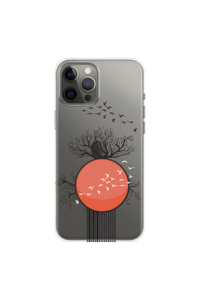 APPLE - iPhone 12 Pro Max - Soft Clear Case - Bird Flight