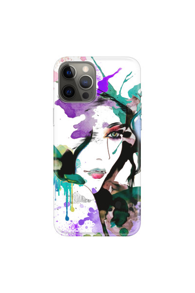 APPLE - iPhone 12 Pro Max - Soft Clear Case - Butterfly Eye