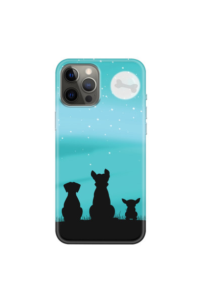 APPLE - iPhone 12 Pro Max - Soft Clear Case - Dog's Desire Blue Sky