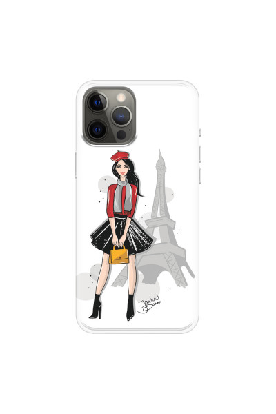 APPLE - iPhone 12 Pro Max - Soft Clear Case - Paris With Love