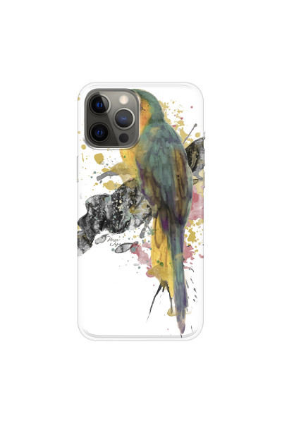 APPLE - iPhone 12 Pro Max - Soft Clear Case - Parrot