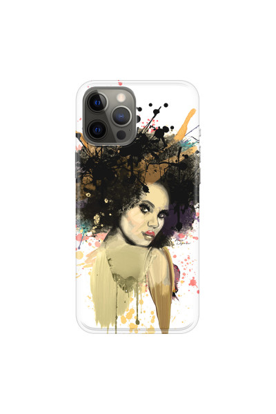 APPLE - iPhone 12 Pro Max - Soft Clear Case - We love Afro