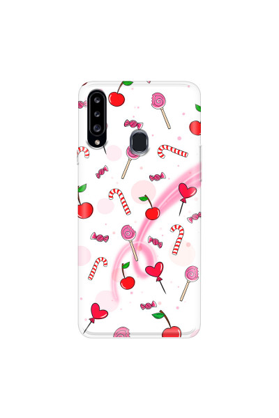 SAMSUNG - Galaxy A20S - Soft Clear Case - Candy White