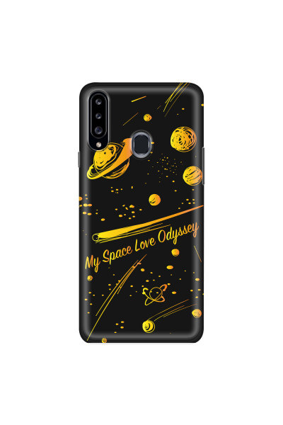 SAMSUNG - Galaxy A20S - Soft Clear Case - Dark Space Odyssey