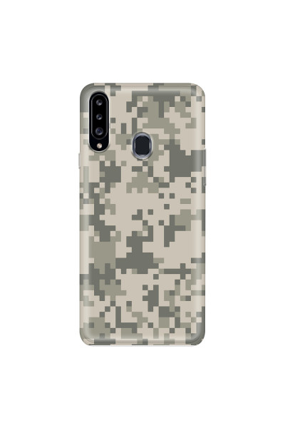 SAMSUNG - Galaxy A20S - Soft Clear Case - Digital Camouflage