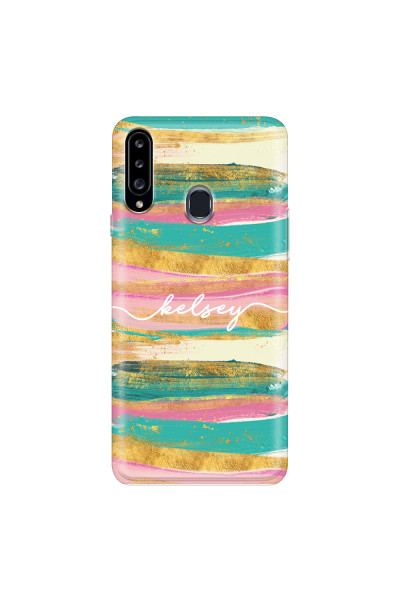 SAMSUNG - Galaxy A20S - Soft Clear Case - Pastel Palette