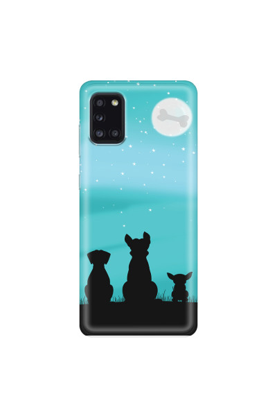 SAMSUNG - Galaxy A31 - Soft Clear Case - Dog's Desire Blue Sky
