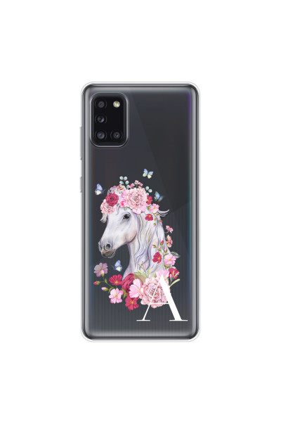 SAMSUNG - Galaxy A31 - Soft Clear Case - Magical Horse White