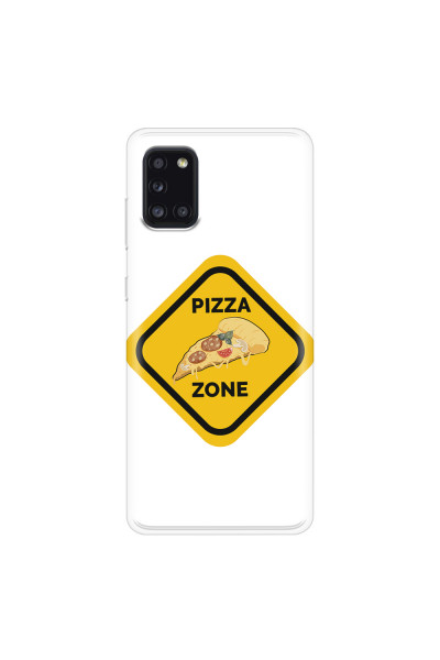 SAMSUNG - Galaxy A31 - Soft Clear Case - Pizza Zone Phone Case