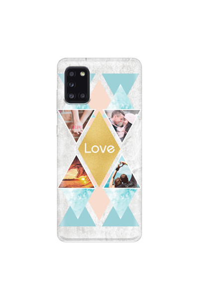 SAMSUNG - Galaxy A31 - Soft Clear Case - Triangle Love Photo
