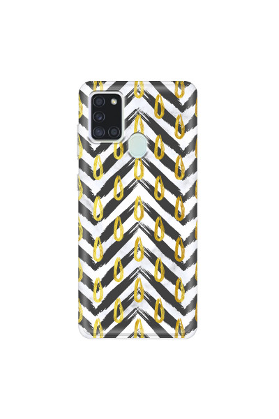 SAMSUNG - Galaxy A21S - Soft Clear Case - Exotic Waves