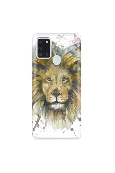 SAMSUNG - Galaxy A21S - Soft Clear Case - Lion