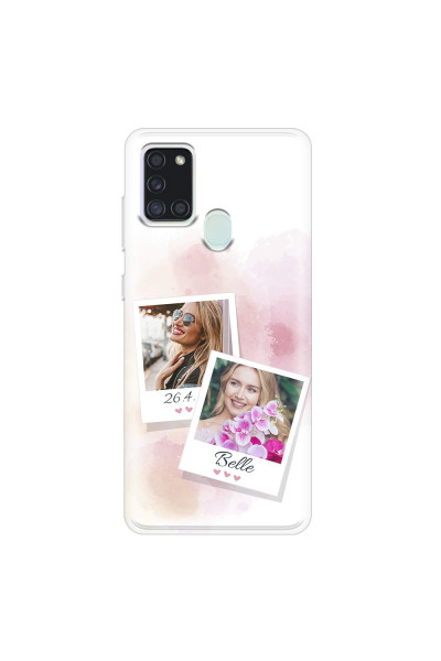 SAMSUNG - Galaxy A21S - Soft Clear Case - Soft Photo Palette