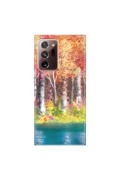 SAMSUNG - Galaxy Note20 Ultra - Soft Clear Case - Calm Birch Trees