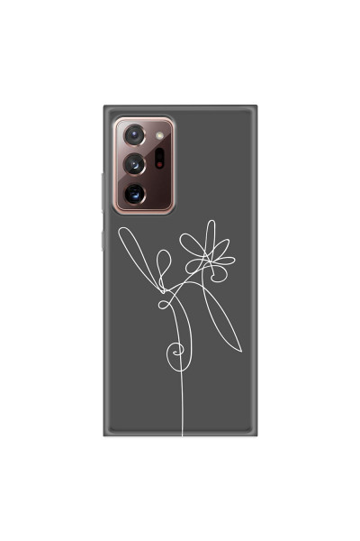 SAMSUNG - Galaxy Note20 Ultra - Soft Clear Case - Flower In The Dark