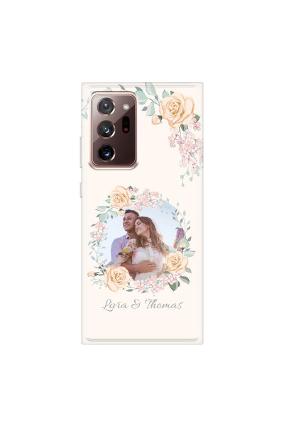 SAMSUNG - Galaxy Note20 Ultra - Soft Clear Case - Frame Of Roses