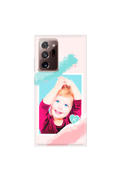 SAMSUNG - Galaxy Note20 Ultra - Soft Clear Case - Kids Initial Photo
