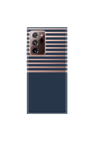 SAMSUNG - Galaxy Note20 Ultra - Soft Clear Case - Life in Blue Stripes