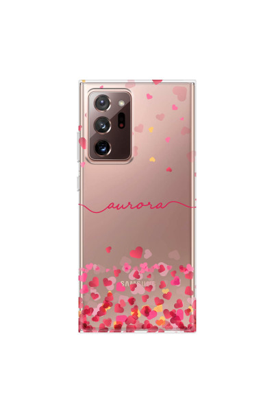 SAMSUNG - Galaxy Note20 Ultra - Soft Clear Case - Scattered Hearts