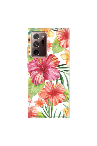 SAMSUNG - Galaxy Note20 Ultra - Soft Clear Case - Tropical Vibes