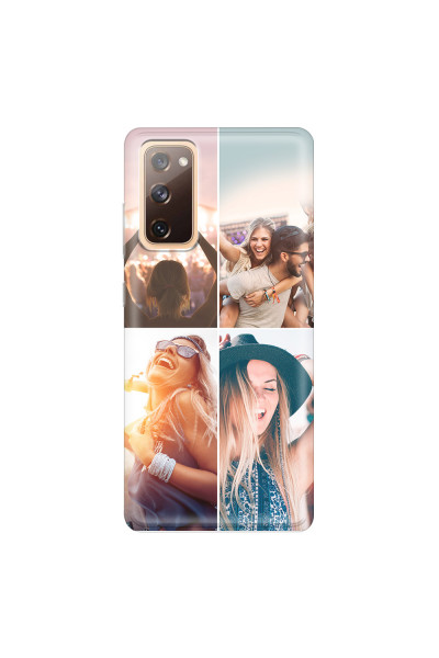 SAMSUNG - Galaxy S20 FE - Soft Clear Case - Collage of 4