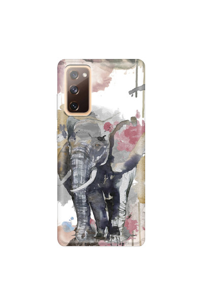 SAMSUNG - Galaxy S20 FE - Soft Clear Case - Elephant