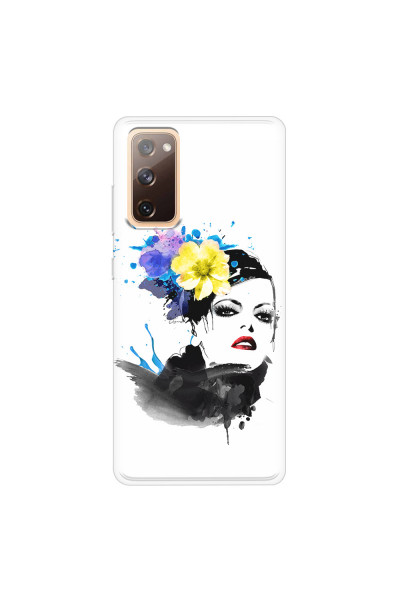 SAMSUNG - Galaxy S20 FE - Soft Clear Case - Floral Beauty