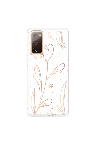 SAMSUNG - Galaxy S20 FE - Soft Clear Case - Flowers In Style
