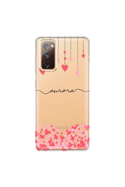 SAMSUNG - Galaxy S20 FE - Soft Clear Case - Love Hearts Strings