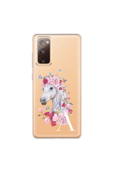 SAMSUNG - Galaxy S20 FE - Soft Clear Case - Magical Horse White